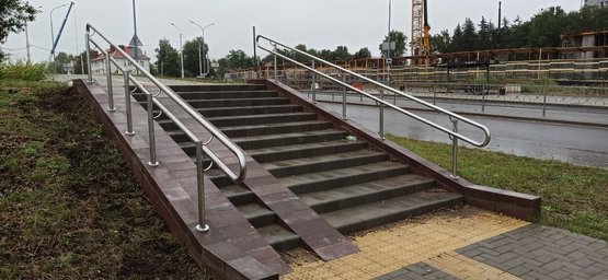 Уличная Лестница в микрорайоне Минск-Мир